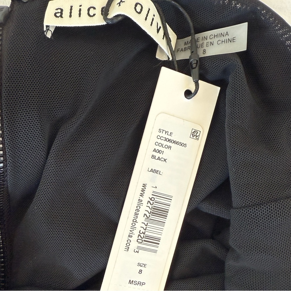 Alice + Olivia Amaya twisted jersey halterneck high slit maxi dress - Picture 8 of 11